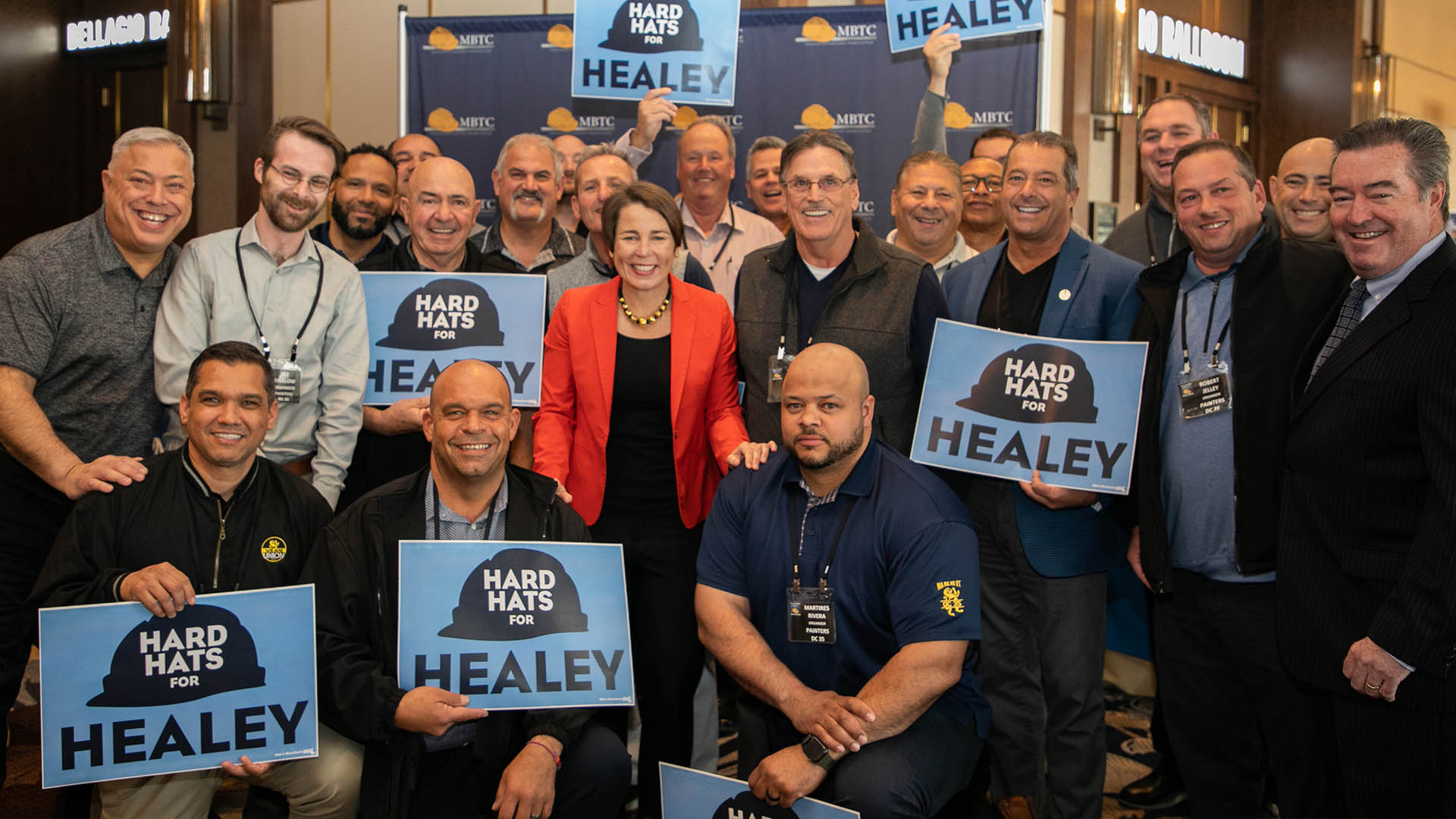 Union Hard Hats for Healey